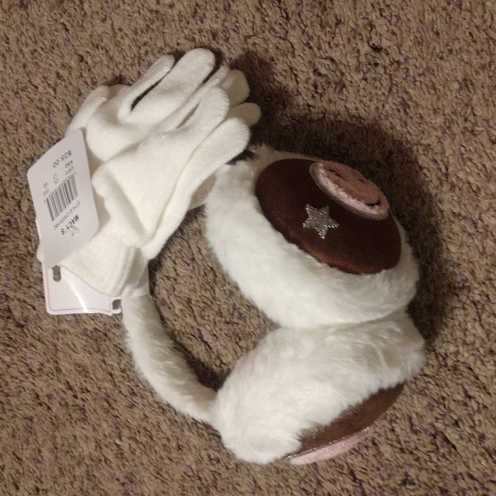 Earmuffs and gloves